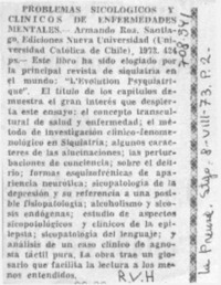 Problemas sicológicos y clínicos de enfermedades mentales