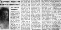 Carmen Rojas de Huerta (Carmenza)