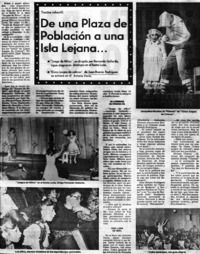 De una plaza de población a una isla lejana...