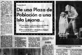 De una plaza de población a una isla lejana...