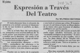 Expresión a través del teatro