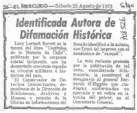 Identificada autora de difamación histórica.
