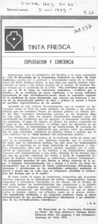 Explotación y conciencia