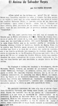 El ánima de Salvador Reyes.