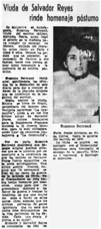 Viuda de Salvador Reyes rinde homenaje póstumo.