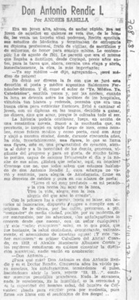 Don Antonio Rendic I.