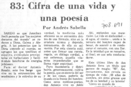 83: cifra de una vida y una poesía