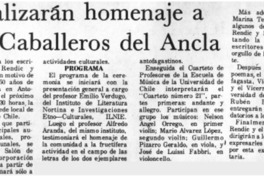 Realizarán homenaje a dos caballeros del ancla.