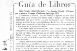 Los pasos sonámbulos.