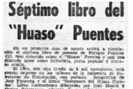 Séptimo libro del "Huaso" Puentes.