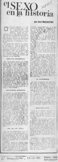 El sexo en la historia