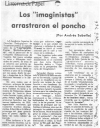 Los "imaginistas" arrastraron el poncho