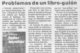 Problemas de un libro-guión