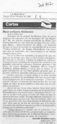 Best sellers chilenos