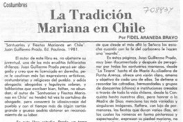 La tradición Mariana en Chile