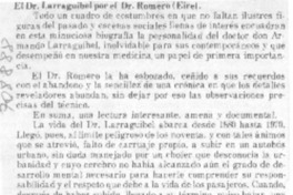 El dr. Larraguibel por el dr. Romero (Eire)