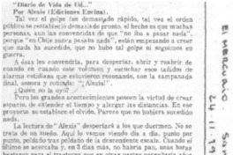 "Diario de vida de Ud--".