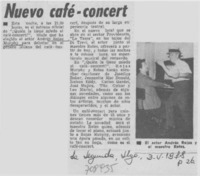 Nuevo café-concert.