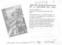Aspectos técnicos esenciales en la ejecución del laud.