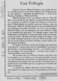 Una trilogía