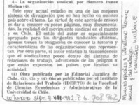 La organización sindical