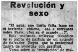 Revolución y sexo