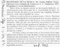 Diccionario de la música.