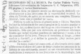 Diccionario de la música.