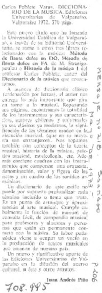 Diccionario de la música