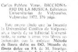 Diccionario de la música