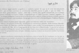 Primer encuentro de escritores en Chiloé.