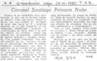 Coronel Santiago Polanco Nuño