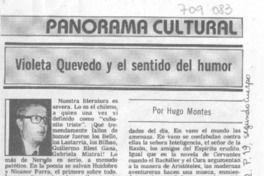 Violeta Quevedo y el sentido del humor