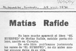 Matías Rafide.