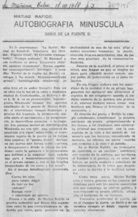 Autobiografía minúscula
