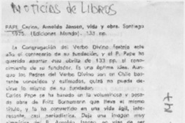 Arnoldo Jansen, vida y obra