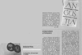 La angustía, antropología y clínica