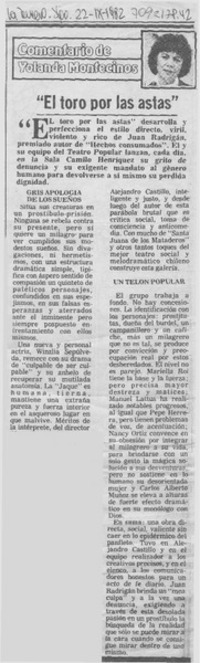 El toro por las astas