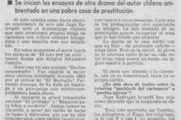 Juan Radrigán toma "el toro por las astas" : [entrevistas]