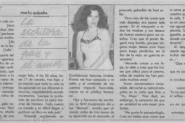 La escritora de la paz y el amor