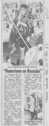 Humorismo en recesión".