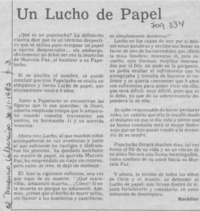Un lucho de papel