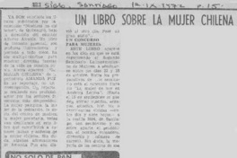 Un libro sobre la mujer chilena