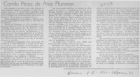 Camilo Pérez de Arce Plummer.
