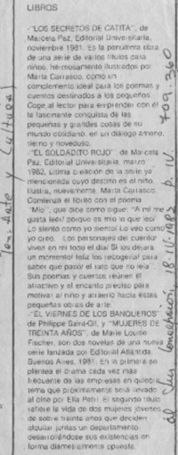 "Los Secretos de Catita".