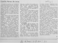 Camilo Pérez de Arce