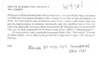 Frente al barco del espacio y el tiempo