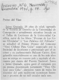 Poetas del vino.
