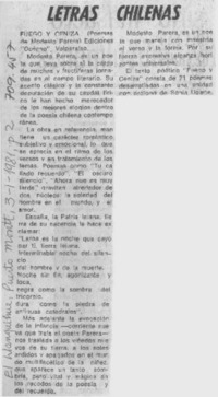 Letras chilenas.