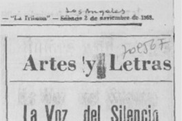 La voz del silencio